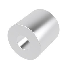 Aluminum Spacer 1″ OD x 3/8″ ID x Choose Your Length, Round Spacer Unthreaded St