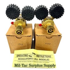 UNIWELD REGULATOR SET RSO OXYGEN AND RSB2 ACETYLENE GAUGES
