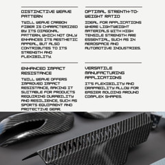 12″ wide x 60″ (5 feet) Twill Weave Carbon Fiber Fabric (3k, 6oz)