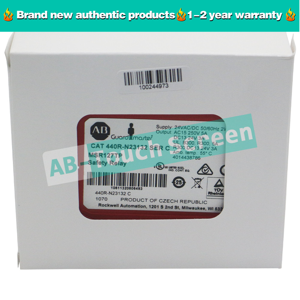 New Sealed Allen Bradley 440R-N23132 MSR127TP Safety Relay-2-year warranty