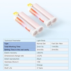 Dental Elastomeric Impression Putty Soft Silicone Material Easyinsmile AZDENT
