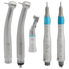 Wall Mount Dental Portable Air Control Turbine Unit Iwth Handpieces Set 4Hole US