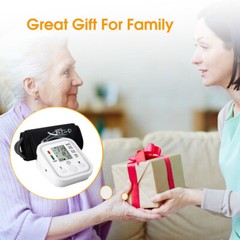 Automatic Upper Arm Blood Pressure Monitor Pulse Meter BP Machine Voice Talking