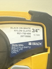 Brady BMP 21 Plus Portable Handheld Label Maker Printer Cartridge batteries Good