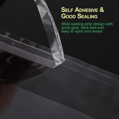 100 Pcs Clear 8″ X 10″(19.8*25 Cm) Self Seal Cello Cellophane Bags Resealable Po