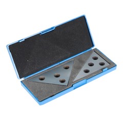 2PC 45 45 90 Degree Angle Blocks 30 60 90 Degree Angle Machinist Plate 0.0001″