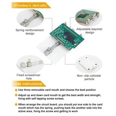 PCB Circuit Board Holder Soldering Platform Universal Adjustable Repair Clamp