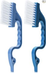 Window Track Cleaning Brush with Ergonomic Hadle and Built-in Scraper, Multipur