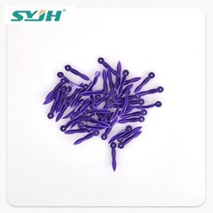 Disposable Dental Tooth Gap Wedges with End Circular Holes Plastic Wedge 4 Sizes