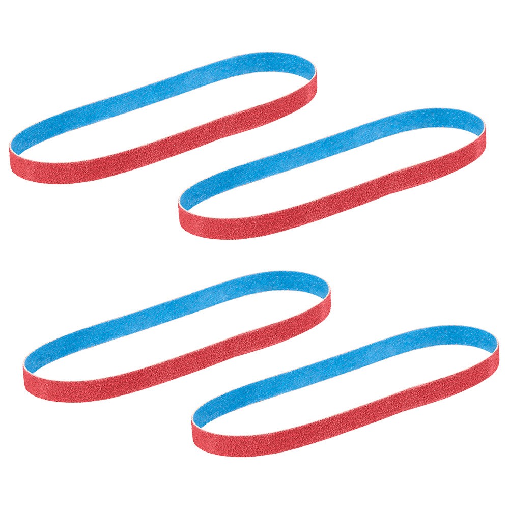 Milwaukee 48-80-9000 1/2 x 18 Bandfile Sanding Belts 4-Pack 40-120 Grit