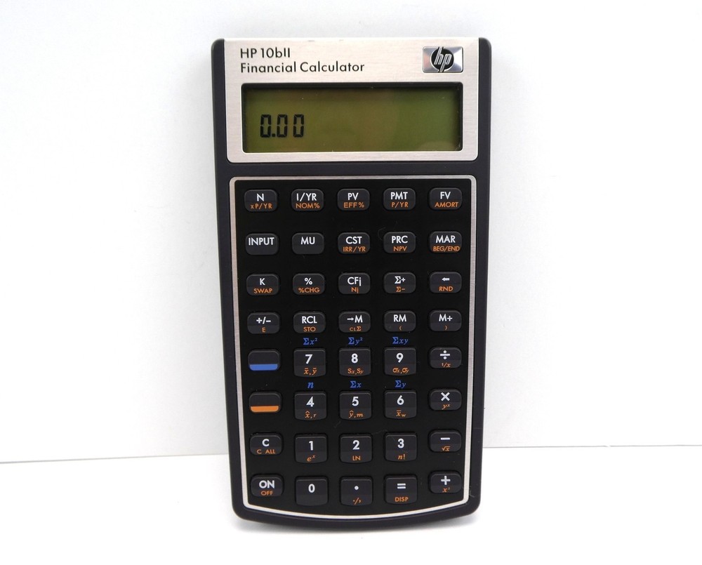 HP Hewlett Packard 10bll Financial Calculator w/ New Batteries ~Tested and Works