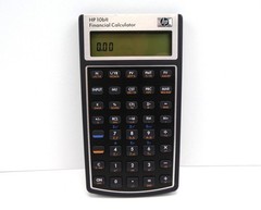 HP Hewlett Packard 10bll Financial Calculator w/ New Batteries ~Tested and Works