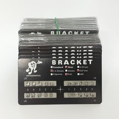 1-500Set Dental Orthodontic Metal MIM Monoblock Brackets Mini Roth 022 345 hooks
