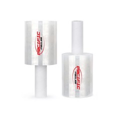 Mini Clear Stretch Wrap Film 5″ x 1000ft, 80 Gauge Thick, Self-Adhering for Movi