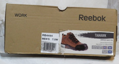 REEBOK MENS TIAHAWK WORK BOOT US 7.5 W (WIDE) BROWN COMP TOE F2413 EH WP NIB