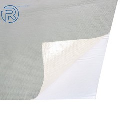 24In × 12In × 0.04In Adhesive Backed Aluminized Heat Barrier