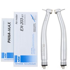 NSK Type Dental PANA MAX High Speed Handpieces Push Button+Low Speed EX203C 4/2H