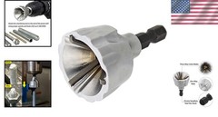 Hex Shank Deburring Chamfer Tool for Efficient Bolt & Thread Repairs 1/8″-3/4″