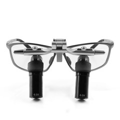 6X Magnifier Dental 48 ° Ergo Optical Loupes For Oral Surgery Prevent Bending US