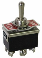 HD Toggle Switch DPDT Center Off Momentary One Side One Side On-Off 20 Amp