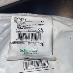 GVAE11. Auxi. Top Mount Schneider 1NO-1NC