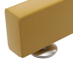 Modern Gold Clothing Display Rack Stand Retail Rolling Garment Hanger w/Wheels
