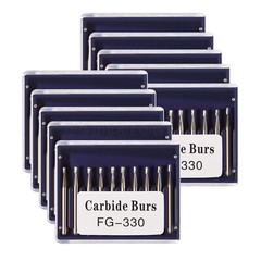 100 New Dental Carbide Burs Bur FG # 330 Pear for High Speed Handpiece