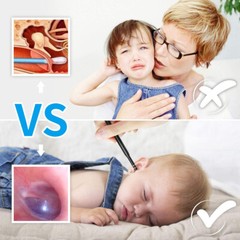 HD Ear Endoscope Otoscope LED Camera Tool Cleaning Wax Pick Cleaner Removal Kit