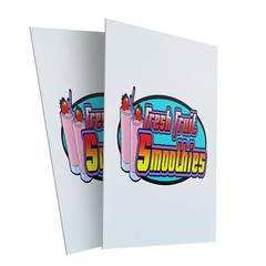Smoothies 24″ x 36″ 2 Pack Of Store Sign Plastic Or Decal