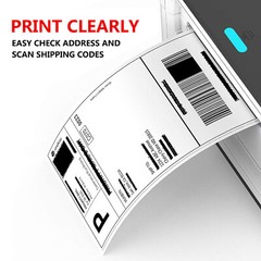 2000 Labels Fanfold 4×6 Direct Thermal Label Shipping Zebra ZP450 ZP505 1000