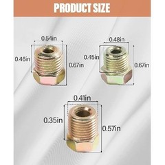 25 Ft Flexible Tube Line Roll, 1/4″ Brake Line Tubing Kit, Copper Color: Gold