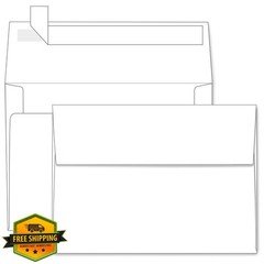 Goefun white a7 Envelopes 5.25×7.25 1000 Pack