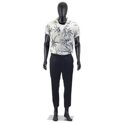 Male Mannequin Dress Form 73″ Adjustable Mannequin Full Body Stand w/Base Black