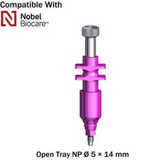 Dental Nobel Impression Coping Open Tray Conical Connection NP/RP Ø3.6/5.0mm