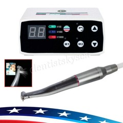 Brushless Electric Micro Motor + 1:5 increasing Fiber Optic Contra Angle