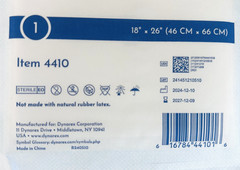 Dynarex General Purpose Towel Drape Sterile 18 W X 26 L Case of 50 / Code 4410