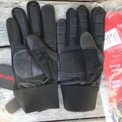 Two Valeo Anti-Vibration Glove Hand Wrist Right Full-Finger Size S Leather