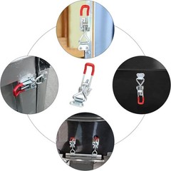 6 Pack Toggle Latch Clamp, Pull Latch, Adjustable Toggle Clamp Latch, Heavy Duty