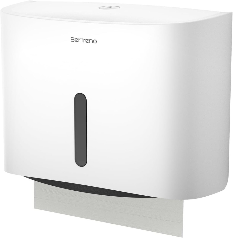 Paper Towel Dispenser Wall Mount Paper Towel Holder Large Capacity C Fold Hand T
