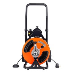 VEVOR Drain Cleaner Machine Electric Drain Auger 100 FT x 1/2 In Auto Feed