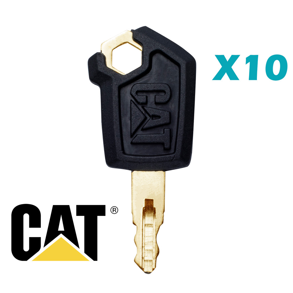 10 CAT 5P8500 5P-8500 Keys For Caterpillar Heavy Equipment Master Keys