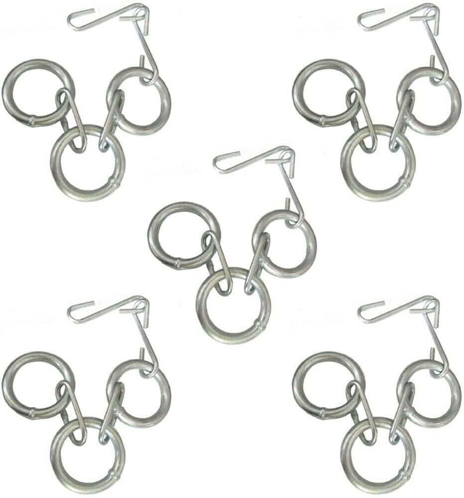 5 Pack Grain Drill Covering Chains Diameter 2.5″ , 21″ Long