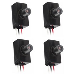 4x Dusk to Dawn Sensor for Outdoor Lighting 100-277V Photoelectric Switch C667