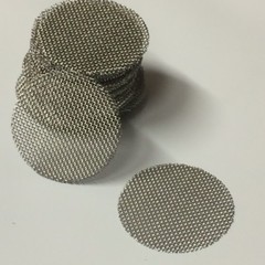 50 COUNT Stainless Steel T304 Wire Mesh Screen Filter Disks 5/8″ MADE IN USA!