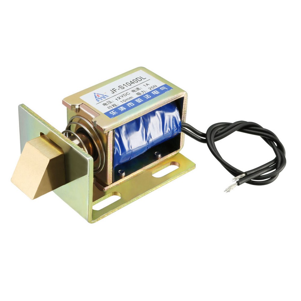DC12V 0.3A-8A 5N-50N 10-15mm Pull Push Type Linear Motion Solenoid Electromagnet