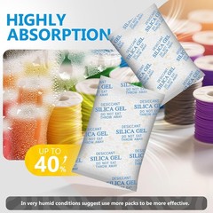 Silica Gel Packets – 50 Gram 35 Packs Desiccant Packs, Moisture Absorbers for