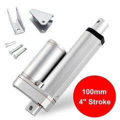 100mm 4″ Linear Actuator DC 12V Heavy Duty 4Inch Stroke 330 Pound Max Lift Motor