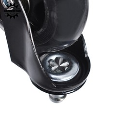 5 PCS 3 INCH Heavy Duty Office Chair Caster Rubber Swivel Wheels Replacement Set