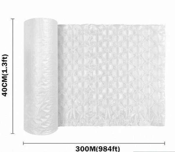 984ft x 16″ Air Cushion Machine Film Roll Bubble Pillow Packaging Padding