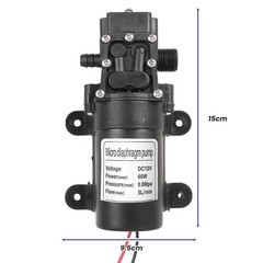 DC 12V Motor Oil Fuel Fluid Extractor Electric Siphon Transfer Change Pump 60 W